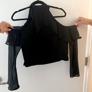 Black cute top